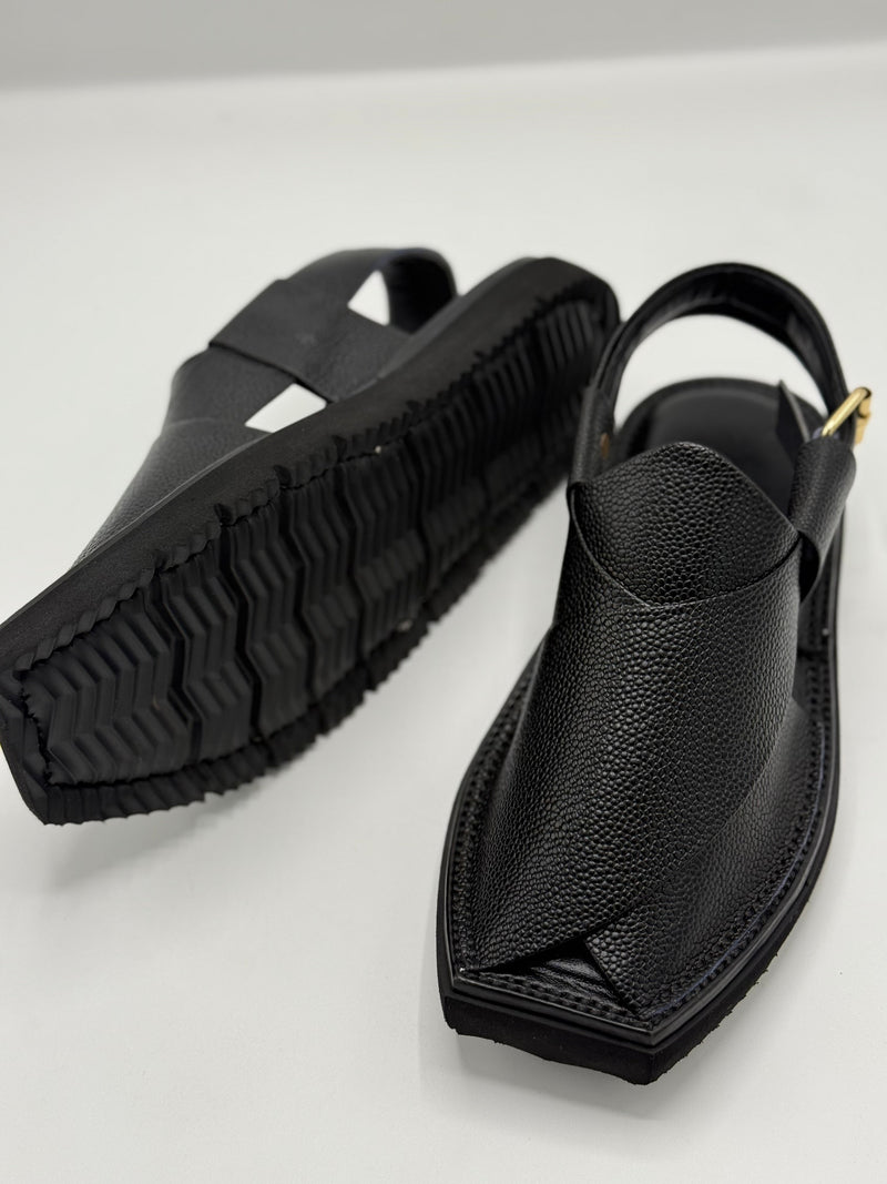 Air Kaptan Black Dotted (Medicated Sole)