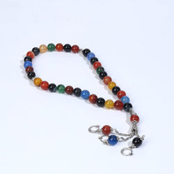 Multi Color Aqeeq Tasbeeh