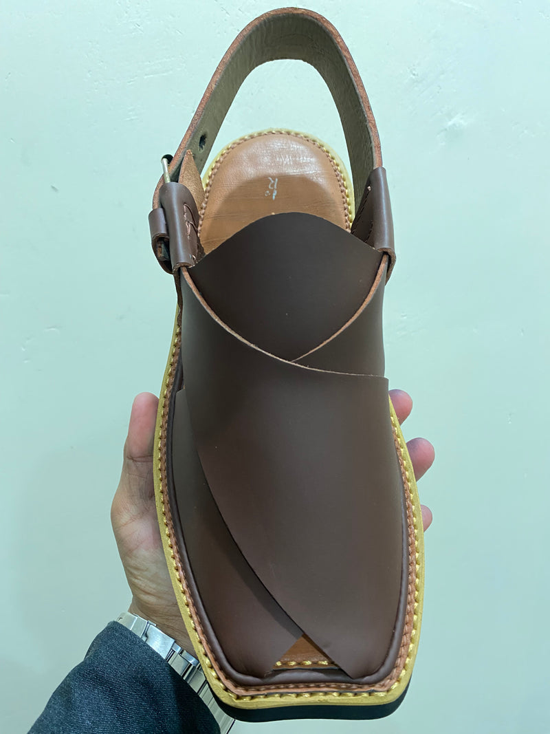 Dark Brown Kaptaan Chappal
