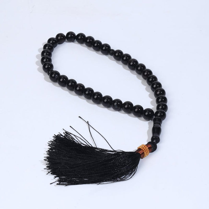Black Aqeeq Stone Tasbeeh