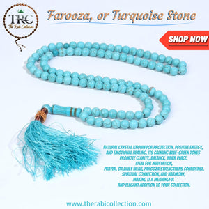 Feroza & Haqeeq Natural Stone Tasbeeh